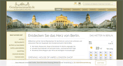 Desktop Screenshot of gendarmenmarkt.de